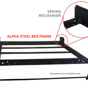 Alpha Bed - Steel Frame, wallbeds australia, wallbed, wallbeds, murphy bed, fold out bed